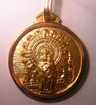 medalla virgen del pilar